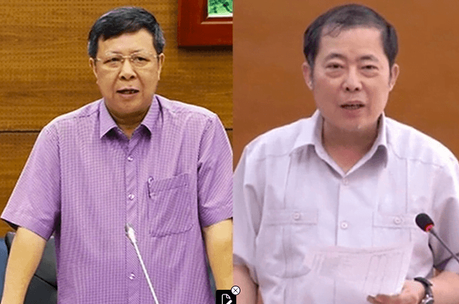 Hình ảnh 2 cựu Phó Chủ tịch tỉnh Lào Cai, ông Lê Ngọc Hưng (bên trái) và ông Nguyễn Thanh Dương. Hình ảnh 2 cựu Phó Chủ tịch tỉnh Lào Cai, ông Lê Ngọc Hưng (bên trái) và ông Nguyễn Thanh Dương.