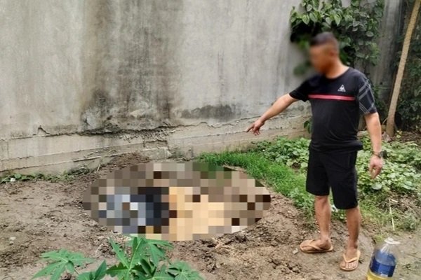 Thi thể thiếu nữ bị bạn trai sát hại trong vườn và những vấn đề pháp lý Vị trí xảy ra án mạng.
